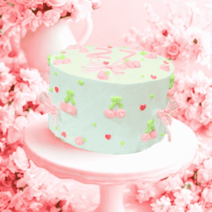 Pastel de cumpleaños con rosas